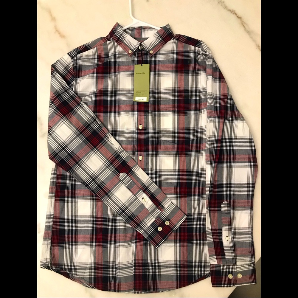 Goodfellow Plaid Button Down